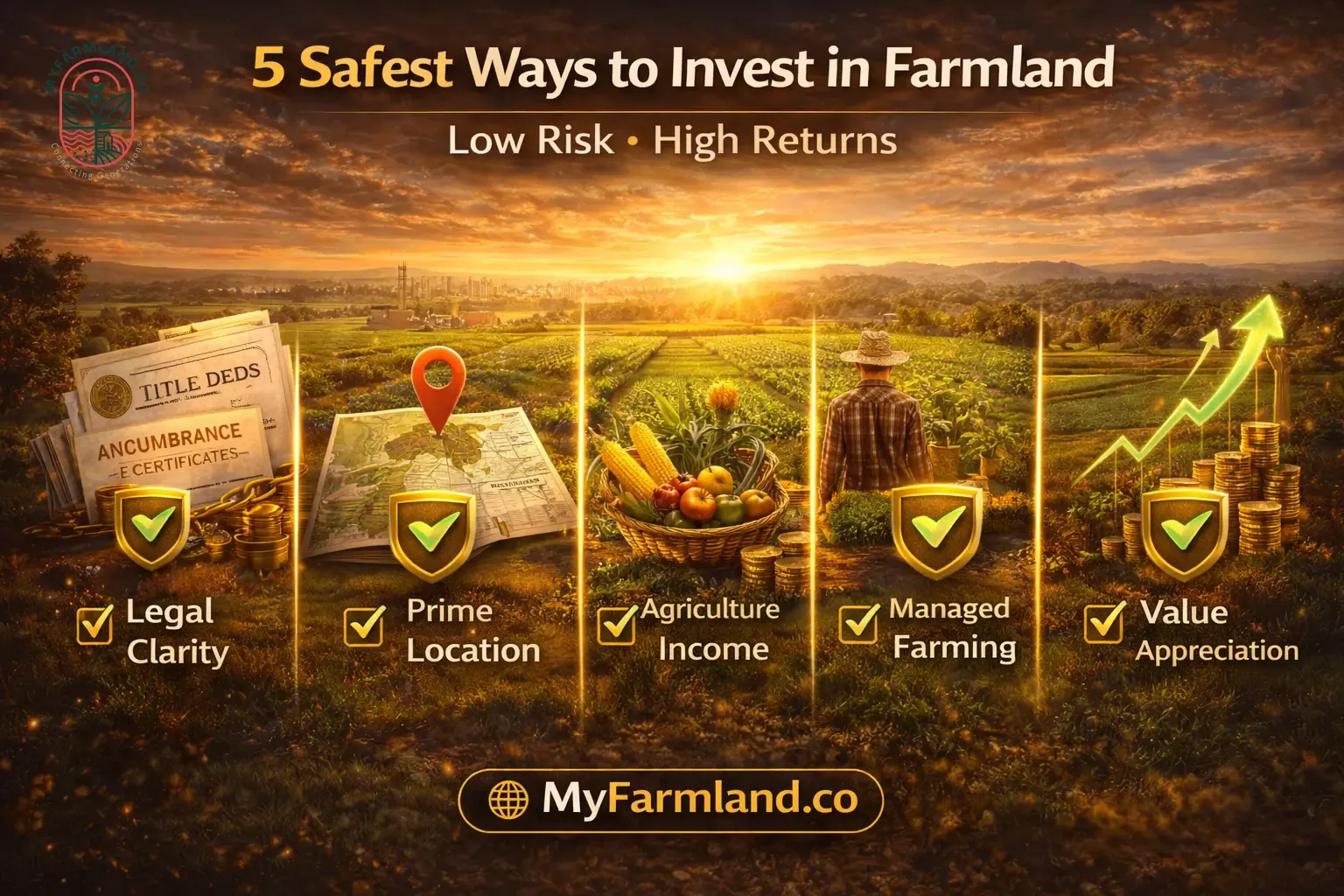 Top 5 Safest Farmland Investment Strategies in 2026 (Complete Guide) | MyFarmland.co