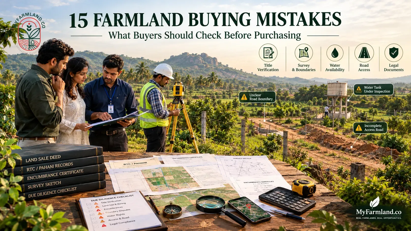 15 Farmland Buying Mistakes to Avoid in India 15 Farmland Buying Mistakes to Avoid in India Before You Invest.