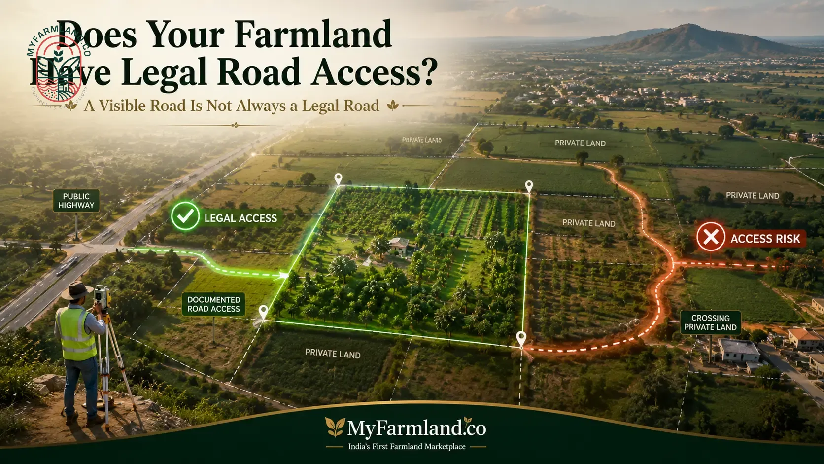 Farmland Landlocked? Why Legal Road Access Can Make or Break Your Investment