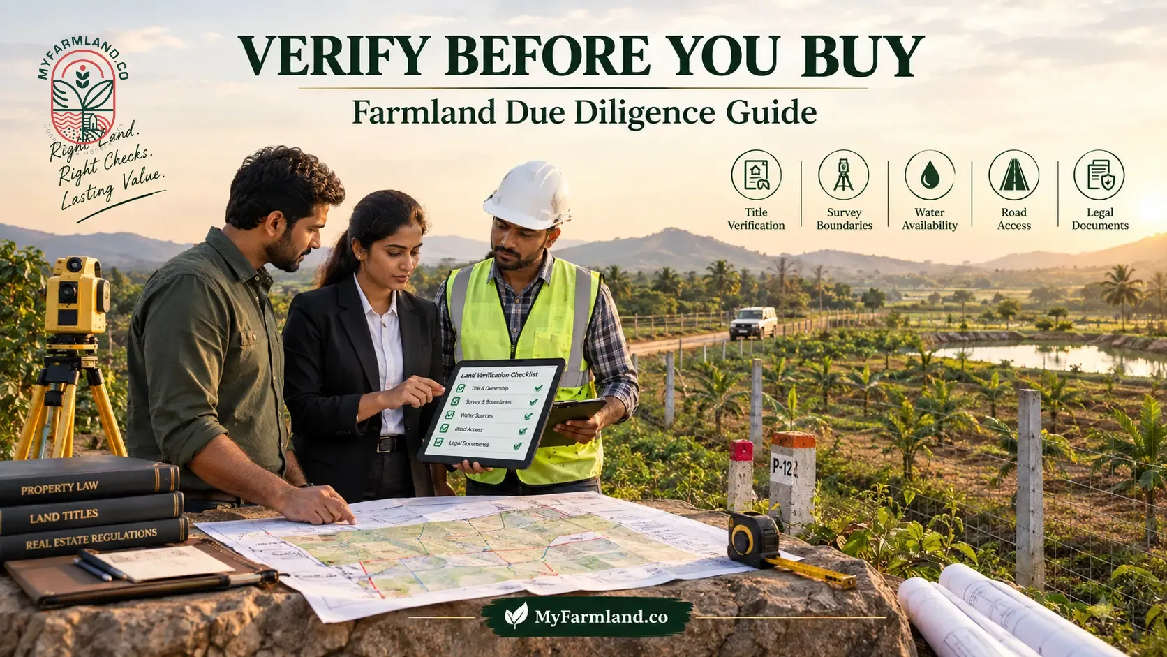 How to Verify Farmland Before Buying: A Complete Land Due Diligence Guide