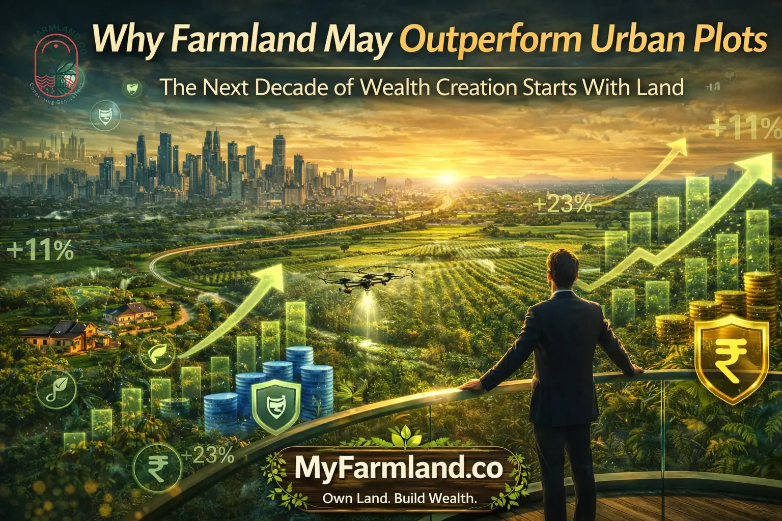Why Farmland Will Become More Valuable Than Urban Plots in the Next 10 Years | MyFarmland.co
