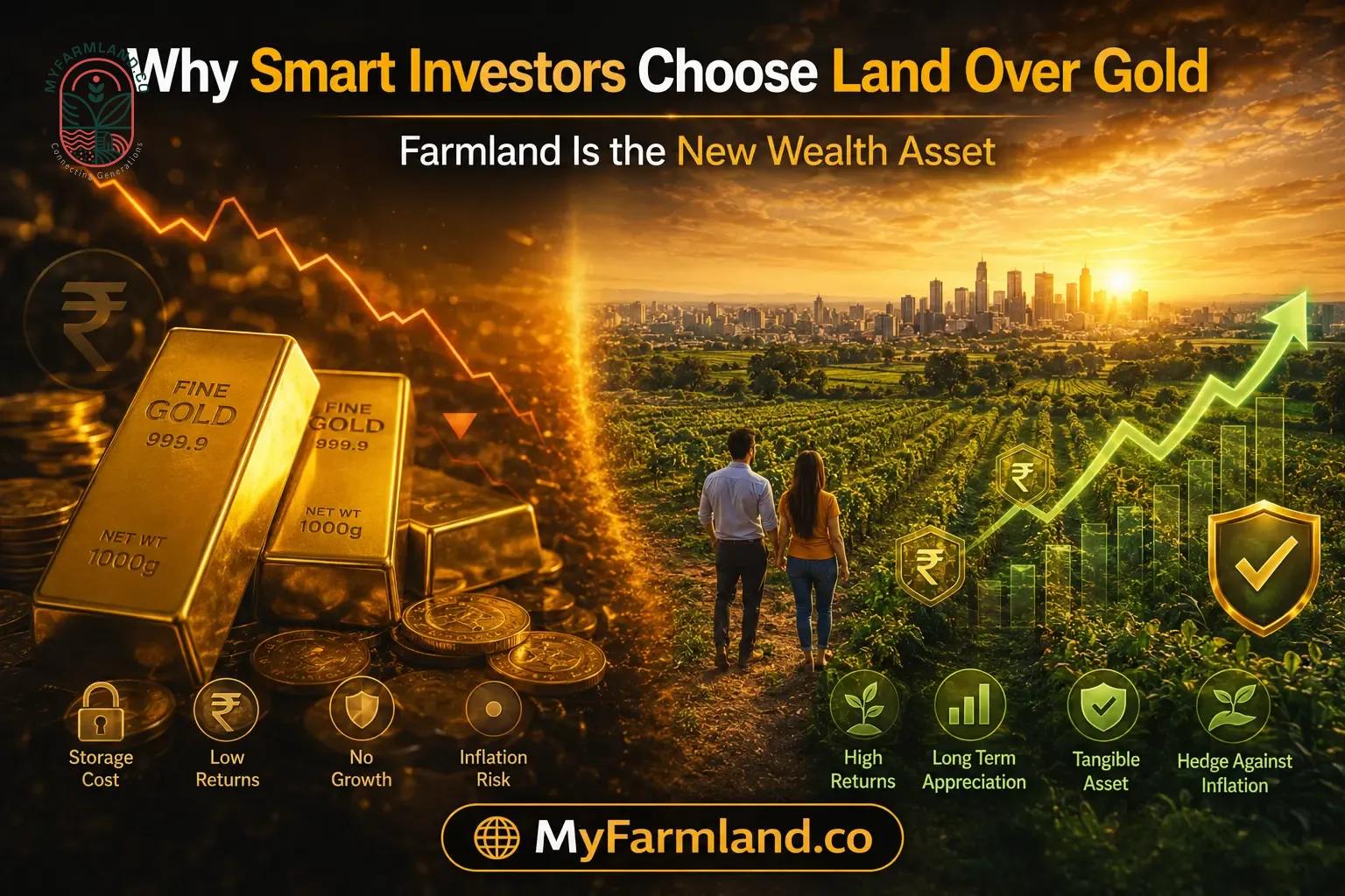 Top Reasons Why Farmland Is Better Than Gold in 2026 | MyFarmland.co