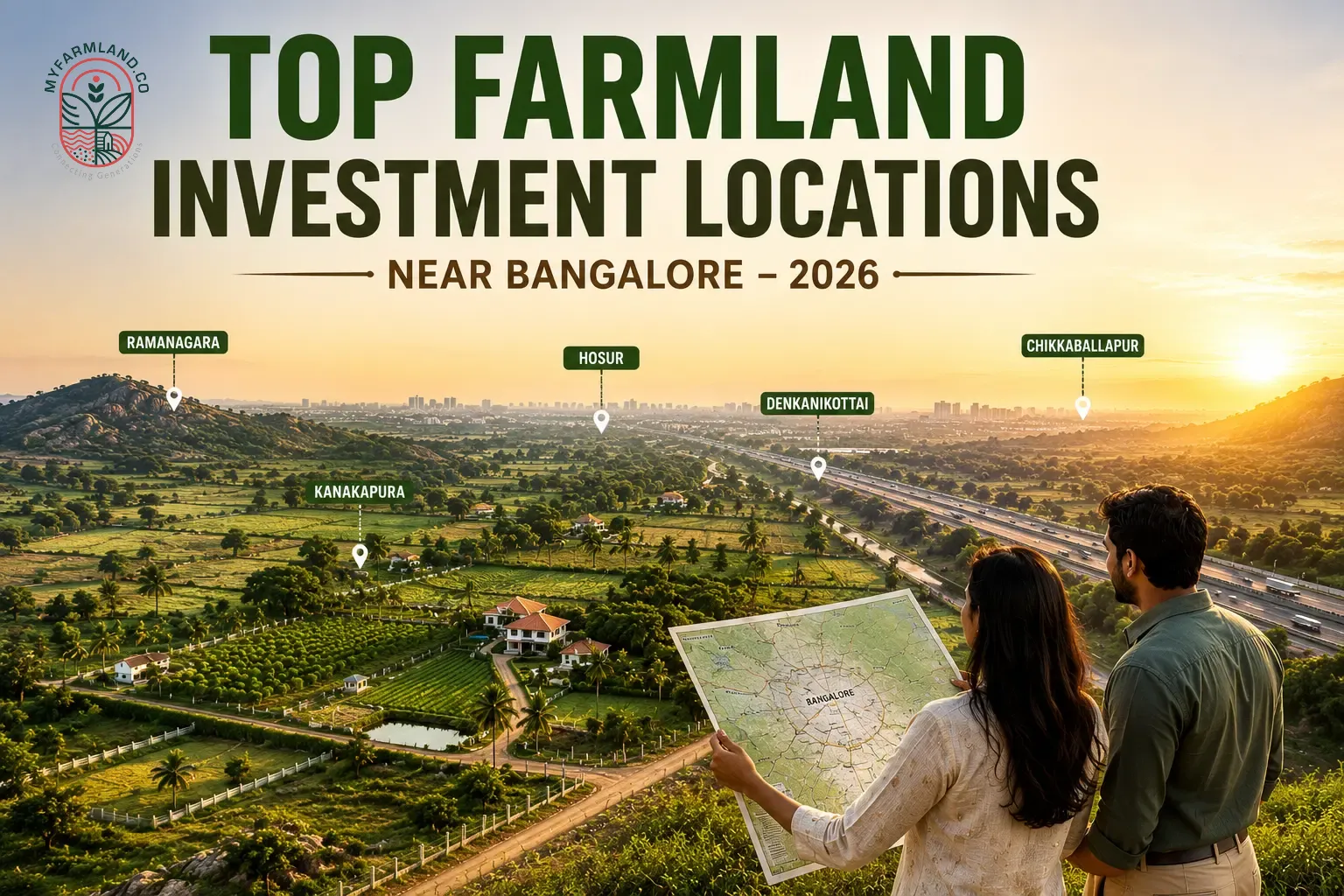 Top Farmland Investment Locations Near Bangalore in 2026