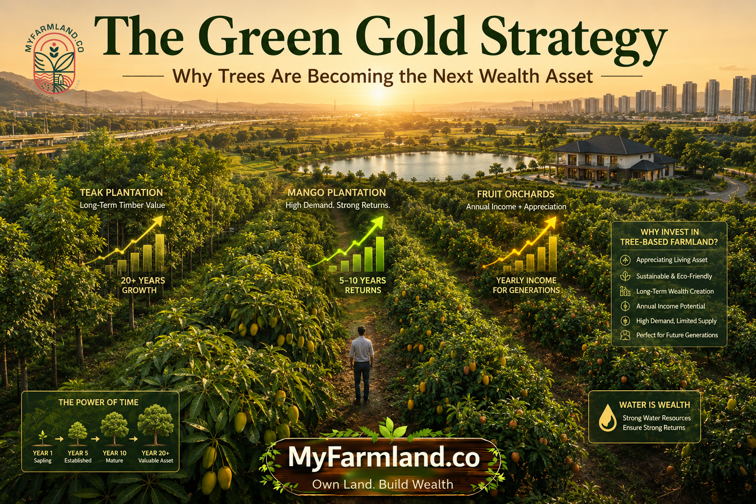 The Green Gold Strategy: Why Tree-Based Farmland Investments Are Gaining Popularity in India | MyFarmland.co