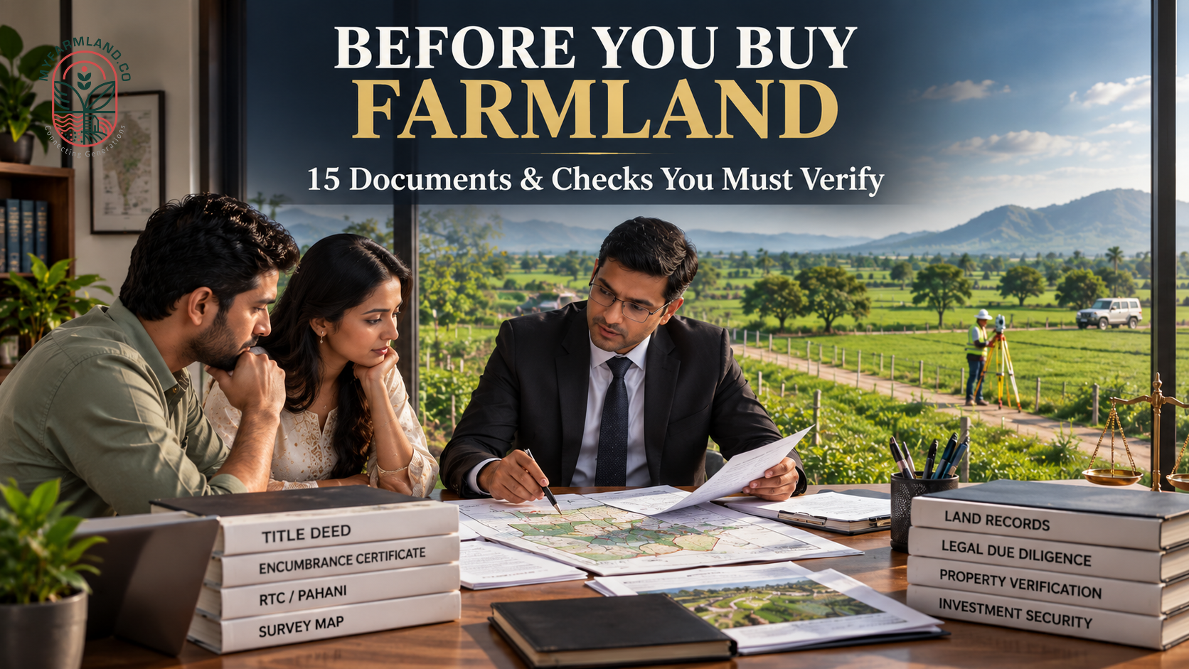 Farmland Buying Checklist: 15 Documents & Checks Before You Pay an Advance