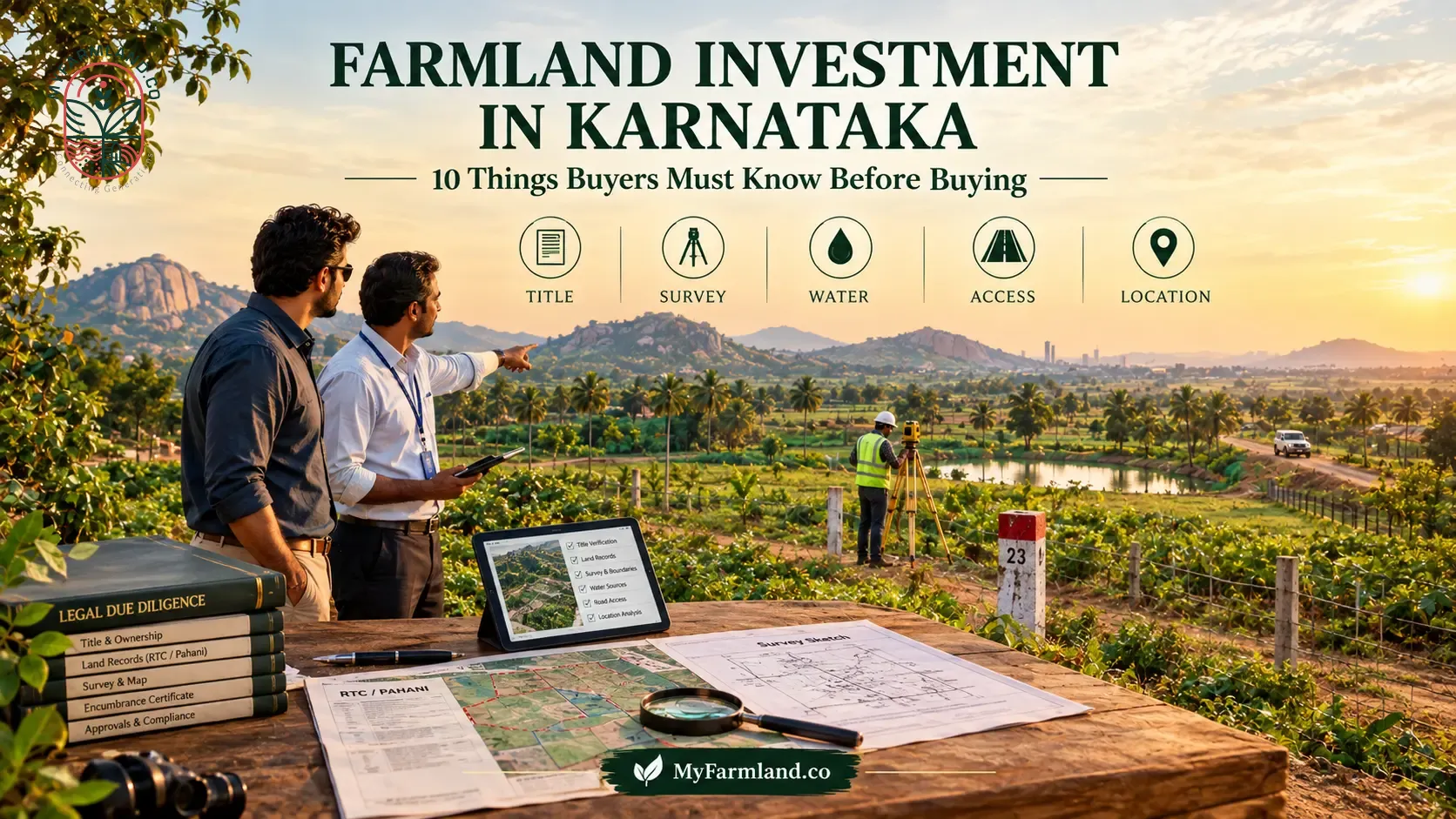 Farmland Investment in Karnataka: 10 Things Buyers Must Know Before Purchasing