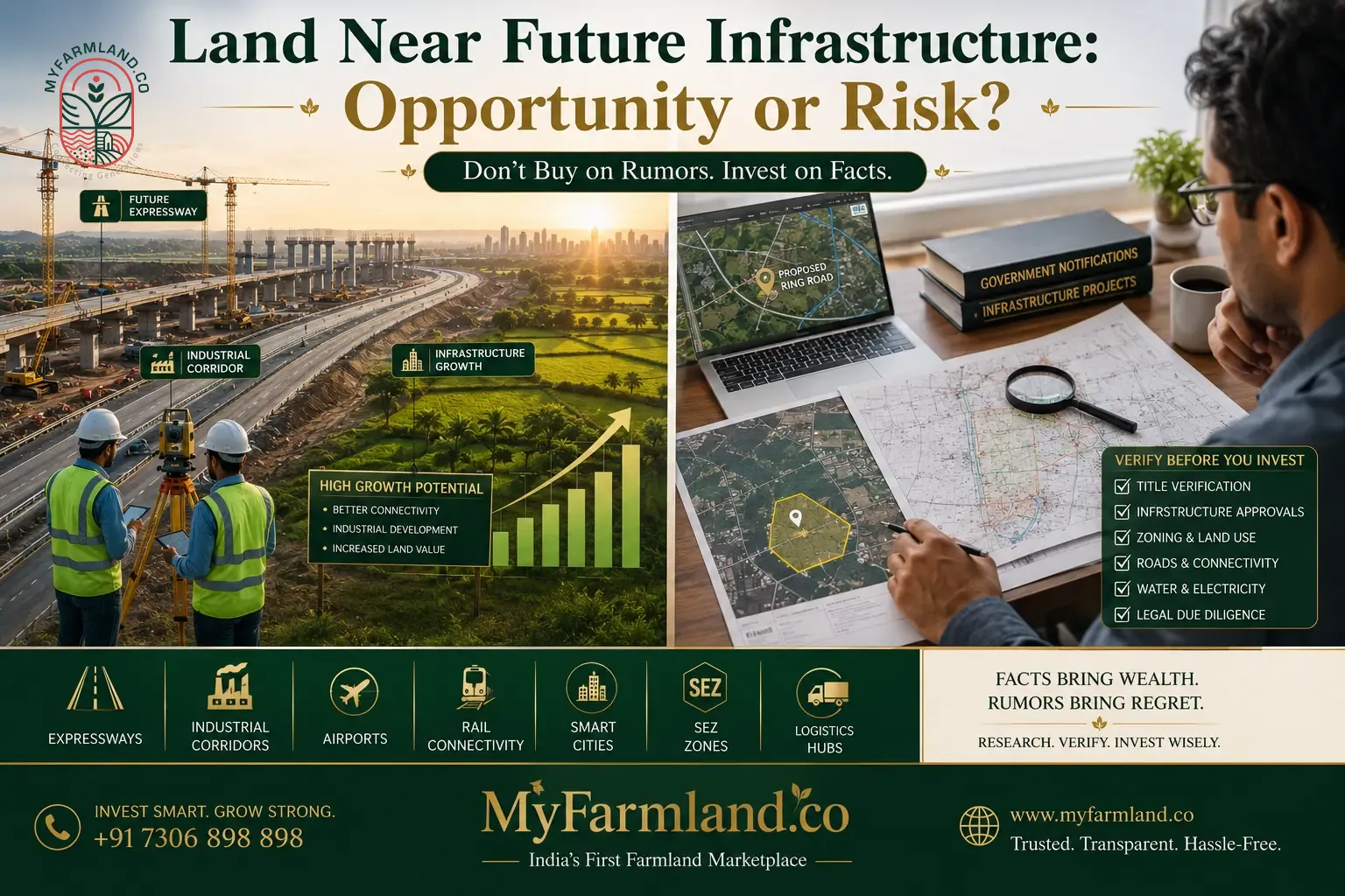 Why Land Near Proposed Infrastructure Projects Can Be Risky (and Rewarding) | MyFarmland.co