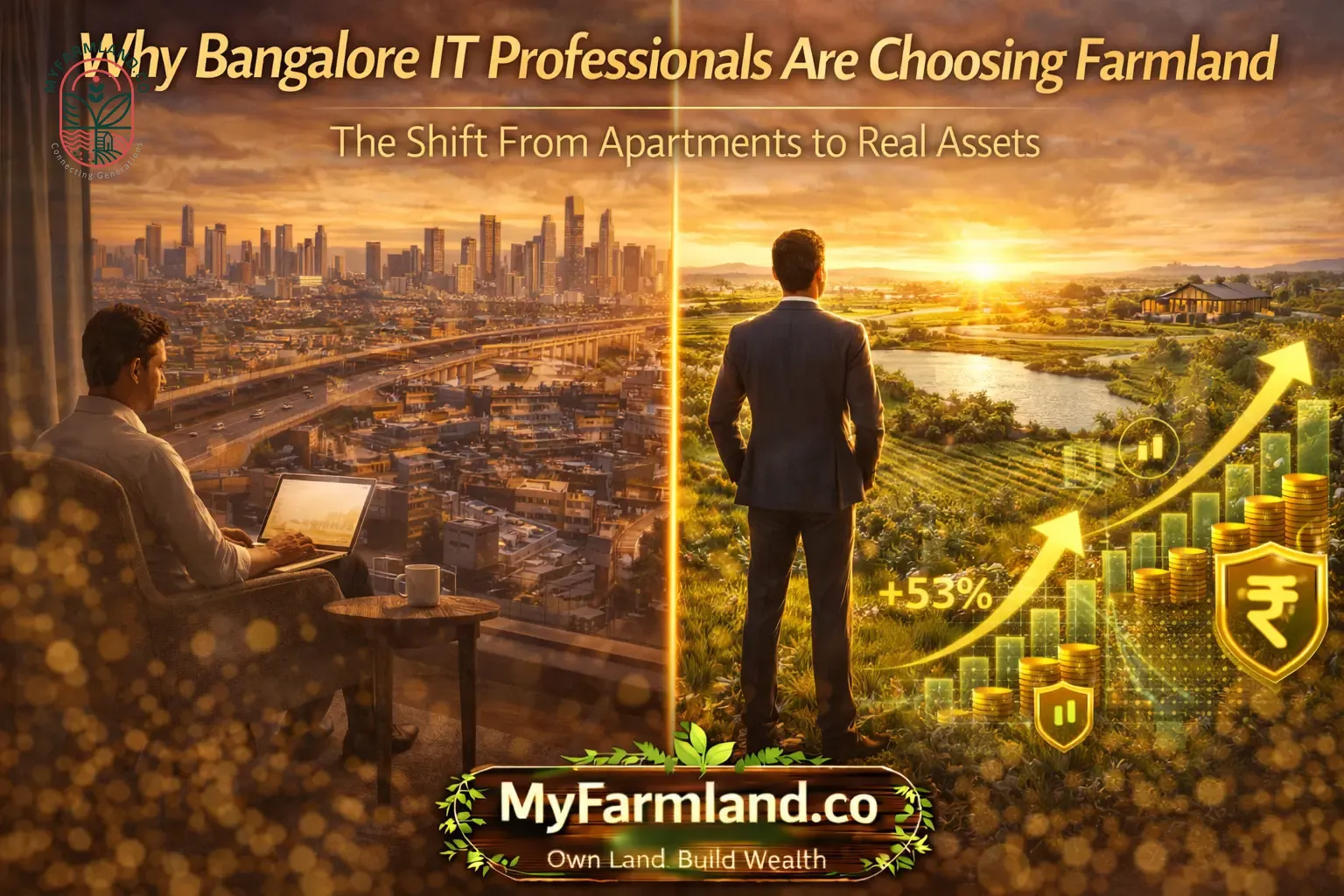 Why Bangalore IT Professionals Are Choosing Farmland Over Apartments in 2026 | MyFarmland.co