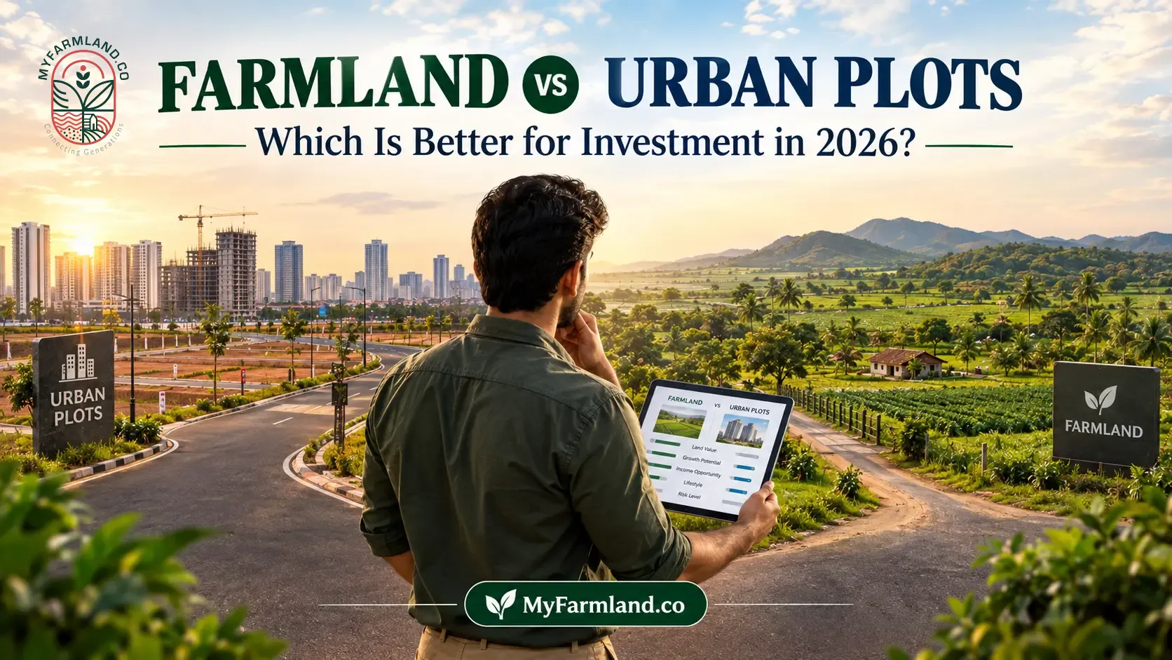Farmland vs Urban Plots: Which Is Better for Investment in 2026?