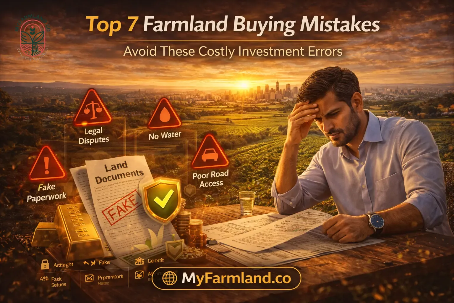 Top 7 Mistakes Farmland Buyers Make in India (And How to Avoid Them) | MyFarmland.co