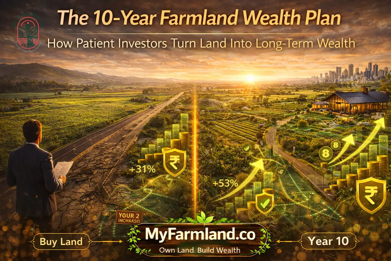 The 10-Year Farmland Wealth Plan: How Smart Investors Build Assets Through Land | MyFarmland.co