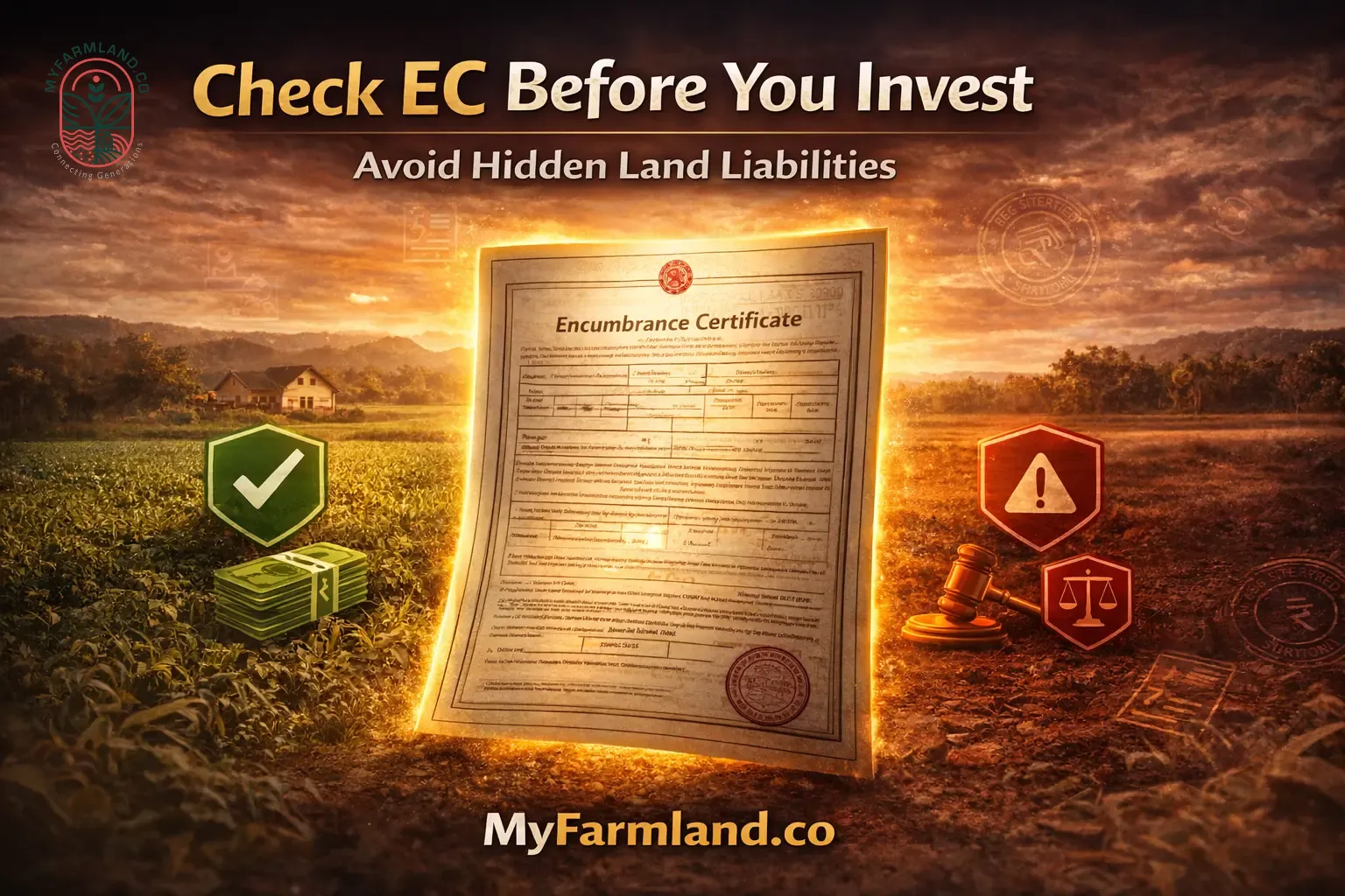 Encumbrance Certificate (EC) Explained: Why Itβs Critical Before Buying Farmland (2026 Guide) | MyFarmland.co